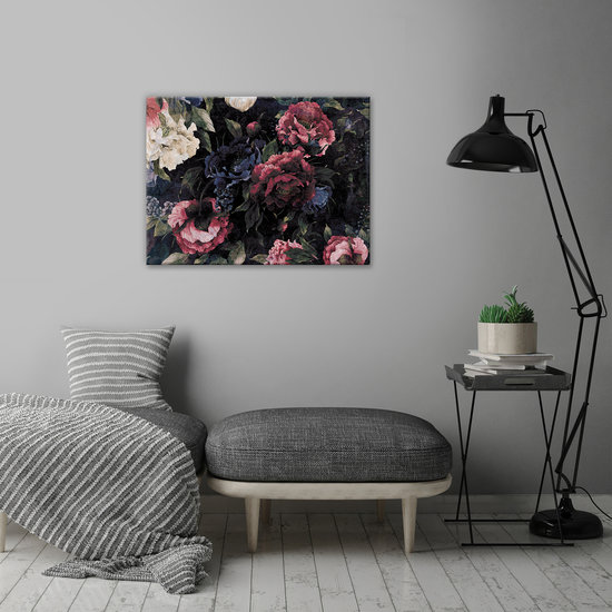 Flowers Vintage Canvas Schilderij PP13534O1