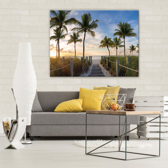 Palm trees Canvas Schilderij PP12741O1
