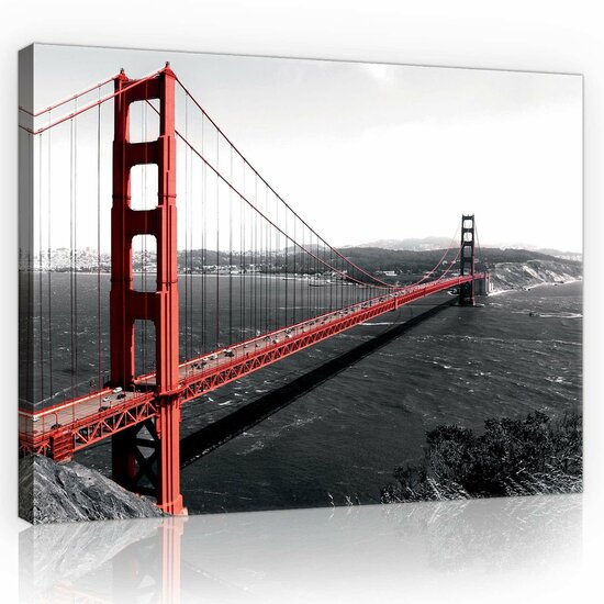 Golden Gate Canvas Schilderij PP10085O1