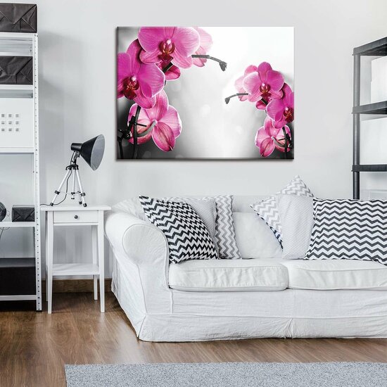 Pink Orchid Canvas Schilderij PP10155O1
