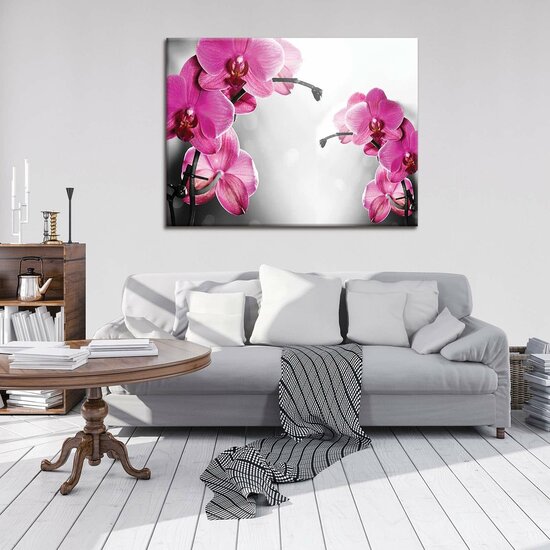 Pink Orchid Canvas Schilderij PP10155O1