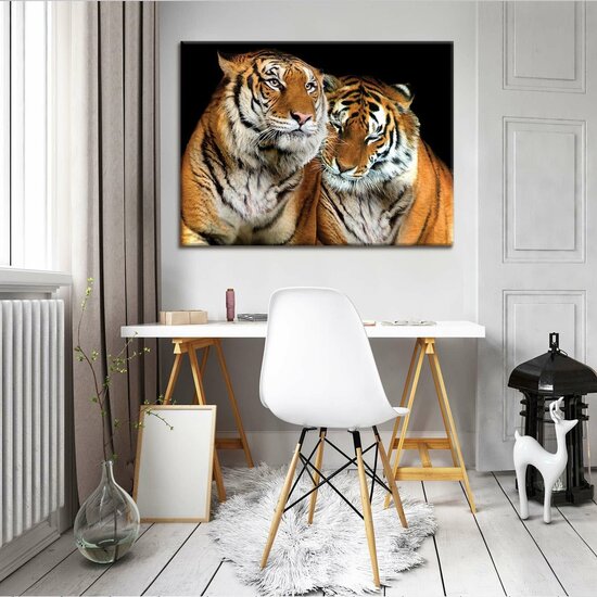 Tigers Canvas Schilderij PP10173O1