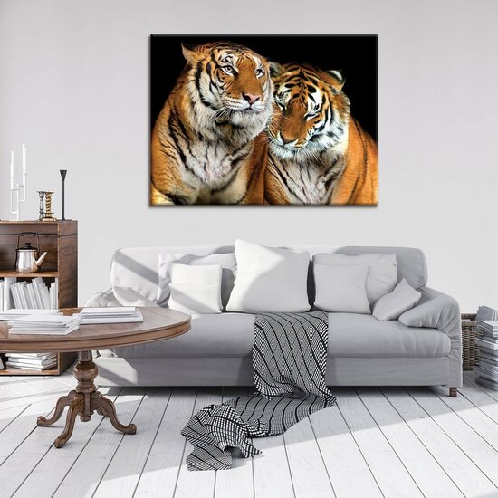 Tigers Canvas Schilderij PP10173O1