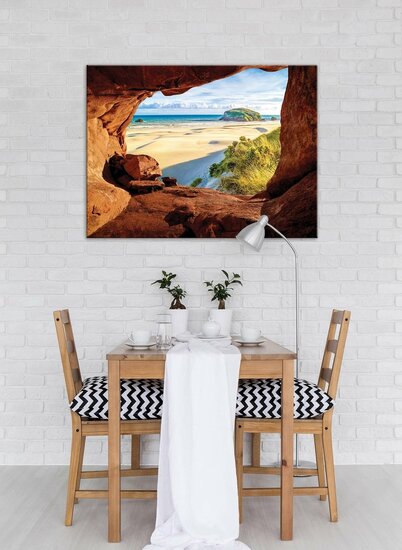 Canyon-Beach, Sea Canvas Schilderij PP10259O1