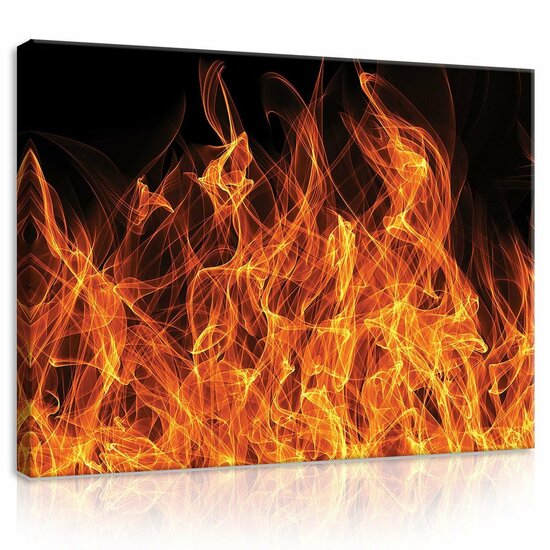 Fire Stripe Canvas Schilderij PP10442O1