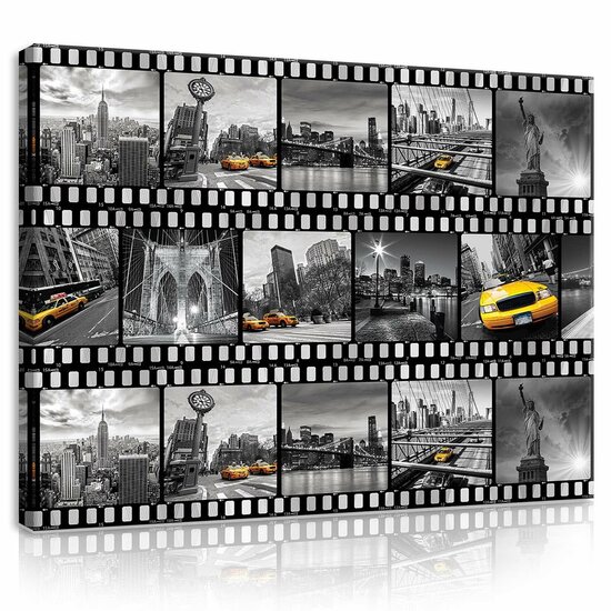 Film Strip from New York Canvas Schilderij PP10457O1