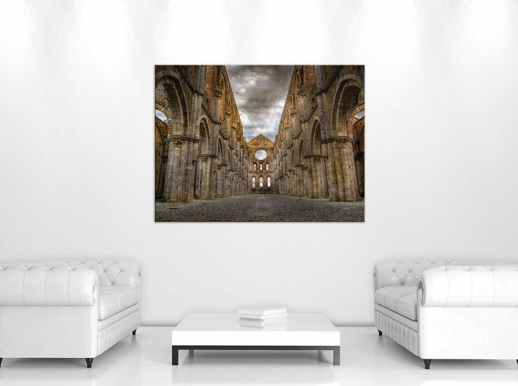 Castle Ruins Canvas Schilderij PP10516O1