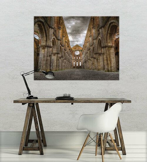 Castle Ruins Canvas Schilderij PP10516O1