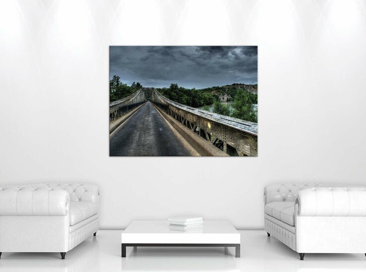 Old Metal Bridge Canvas Schilderij PP10519O1