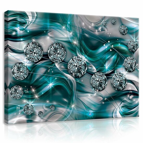 Diamond Abstract Canvas Schilderij PP10578O1