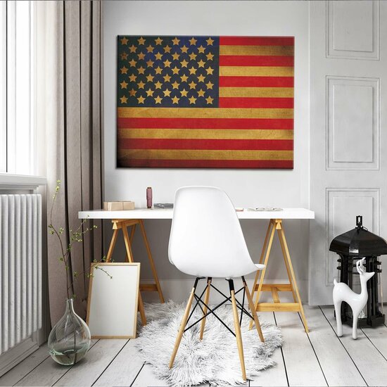 Flag of the USA Canvas Schilderij PP10679O1