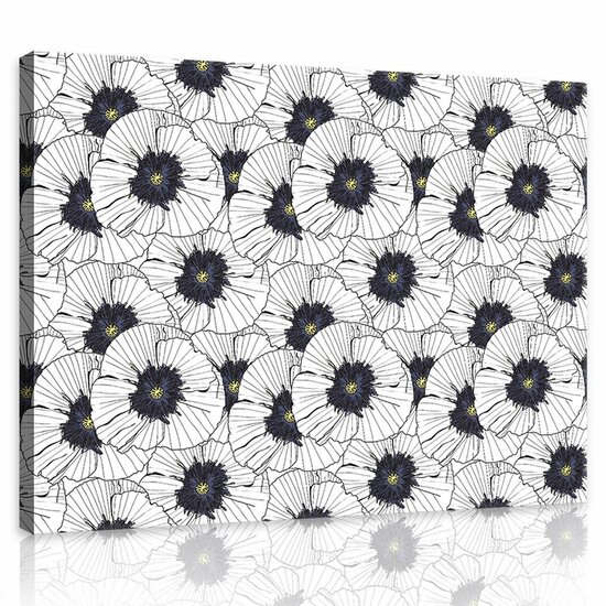 Floral Pattern Canvas Schilderij PP10748O1