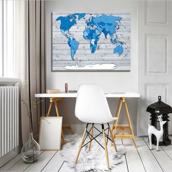 Maps Canvas Schilderij PP10868O1