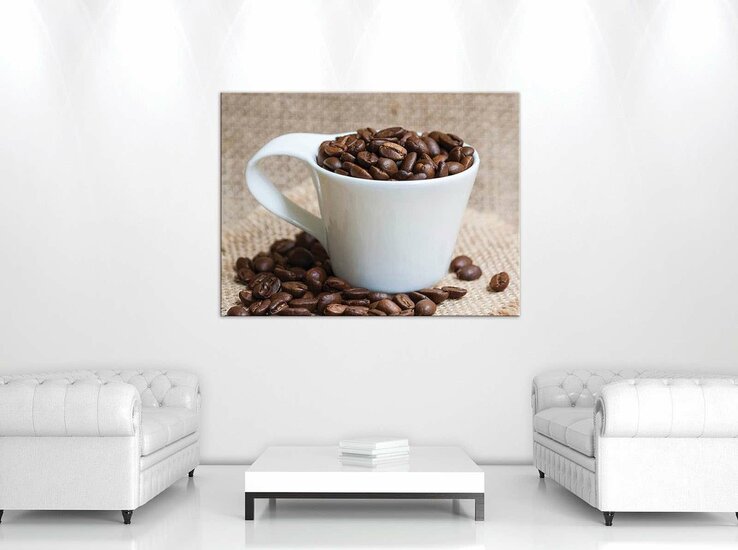 Coffee Beans Canvas Schilderij PP10887O1