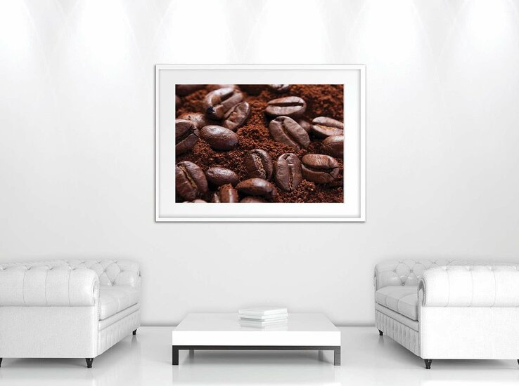 Coffee beans Canvas Schilderij PP10917O1