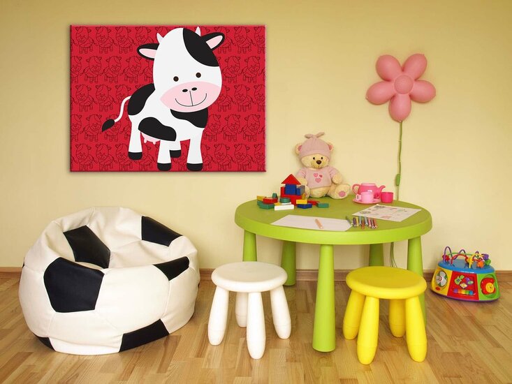 Cow Canvas Schilderij PP10984O1