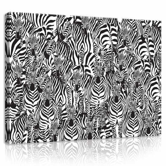 Zebra Canvas Schilderij PP11042O1