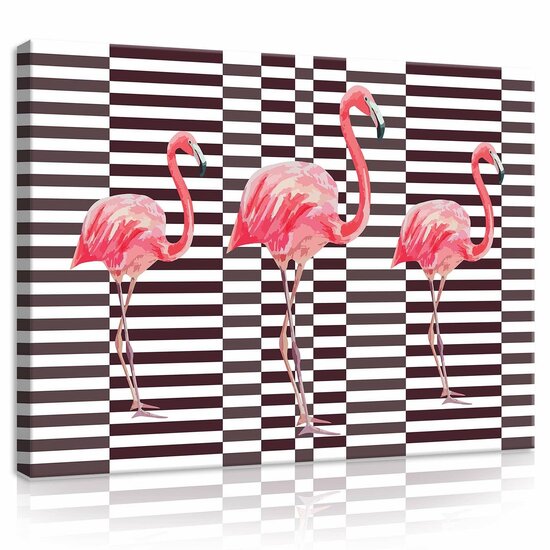 Flamingo Canvas Schilderij PP11052O1
