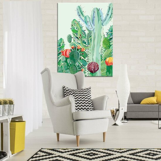 Cactus Canvas Schilderij PP11140O1