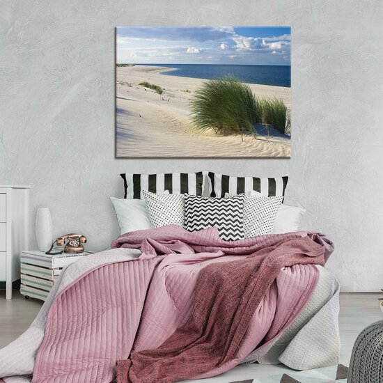 North Sea Beach Canvas Schilderij PP192O1