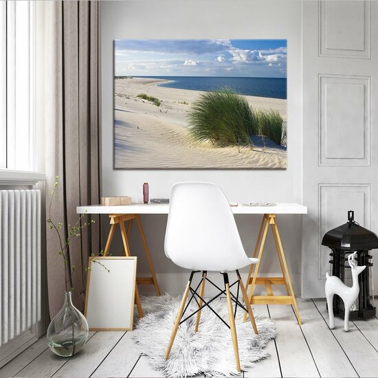 North Sea Beach Canvas Schilderij PP192O1