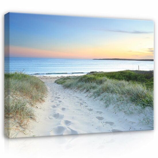 Landscape nature beach ocean Canvas Schilderij PP14535O1