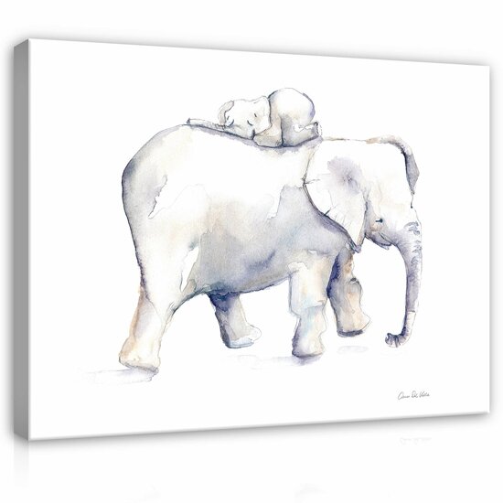 For Children Animals Elephant Tale Canvas Schilderij PP14394O1