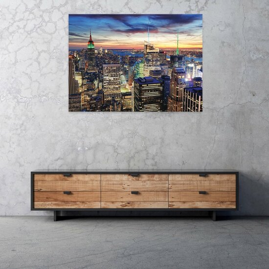 City skyline New York Canvas Schilderij PP14498O1