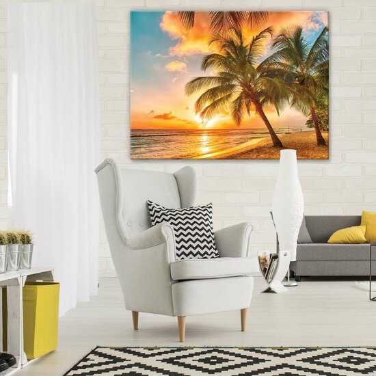 Sunny Tropics Canvas Schilderij PP2467O1