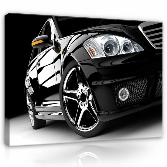 Black Luxurious Car Canvas Schilderij PP213O1