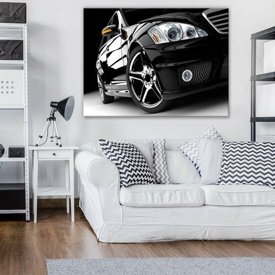 Black Luxurious Car Canvas Schilderij PP213O1