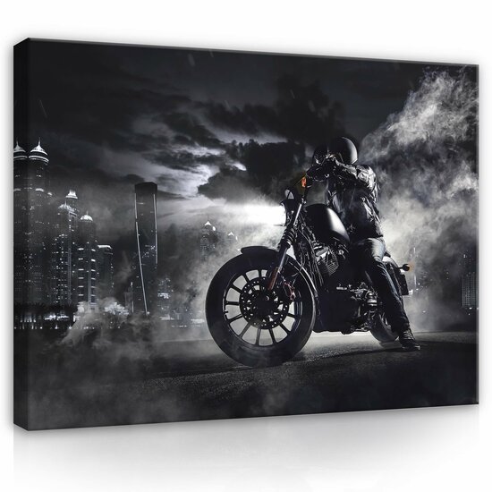 Motorbike Canvas Schilderij PP13903O1