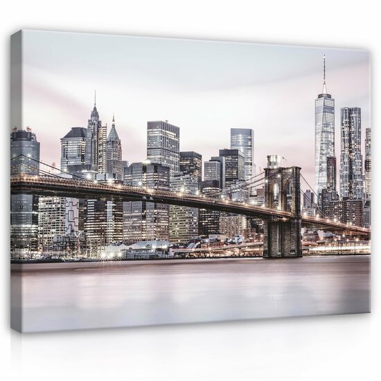 Brooklyn Bridge Canvas Schilderij PP13808O1