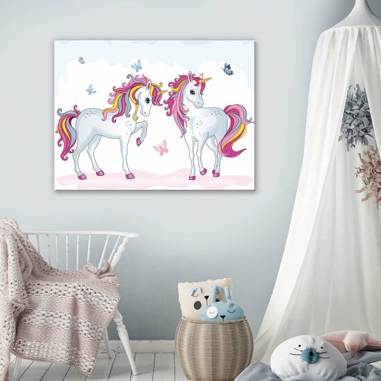 Unicorns Canvas Schilderij PP12550O1