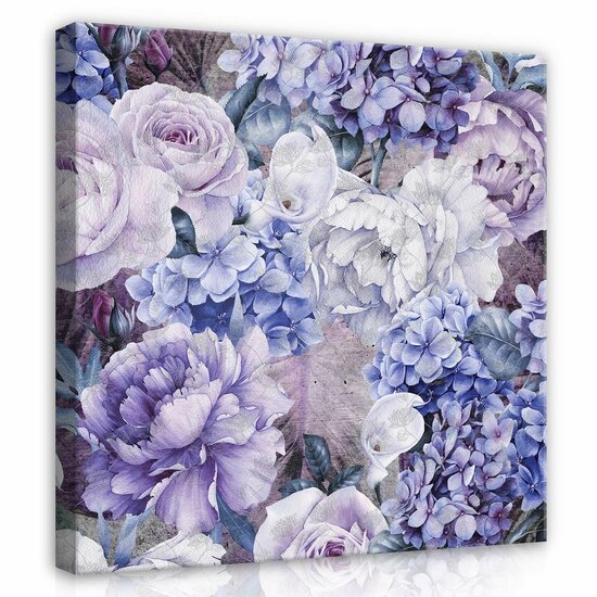 Flowers Rose Art Canvas Schilderij PP13514O2