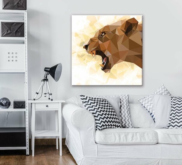 Lion Canvas Schilderij PP11558O2