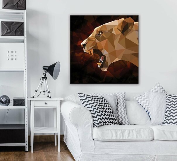 Lion Canvas Schilderij PP11557O2