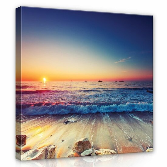 Beach Canvas Schilderij PP12623O2