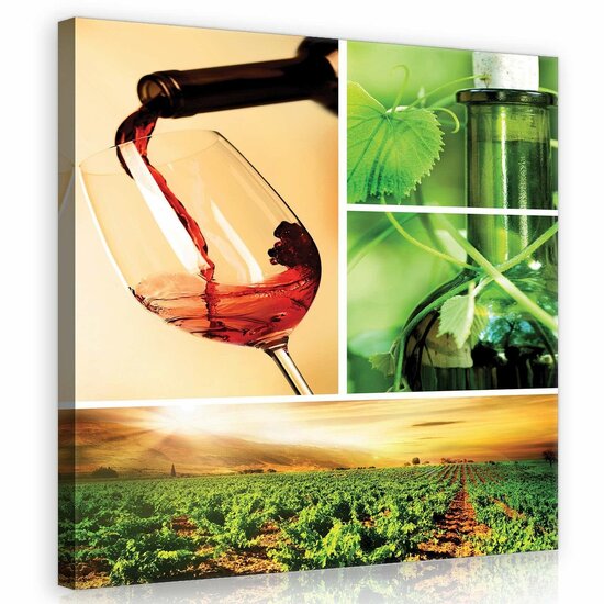 Wine Canvas Schilderij PP20419O2