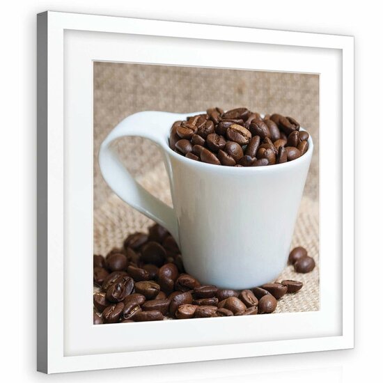 Coffee Beans Canvas Schilderij PP10882O2
