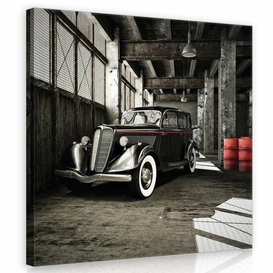 A car in the hall Canvas Schilderij PP11895O2
