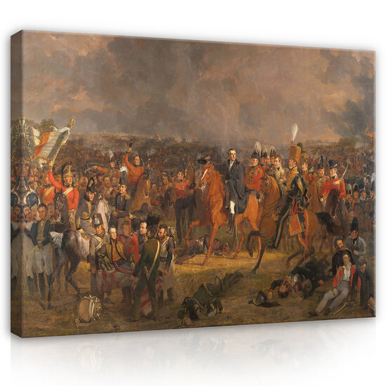 Rijksmuseum Canvas De Slag bij Waterloo Jan Willem Pieneman RMC64