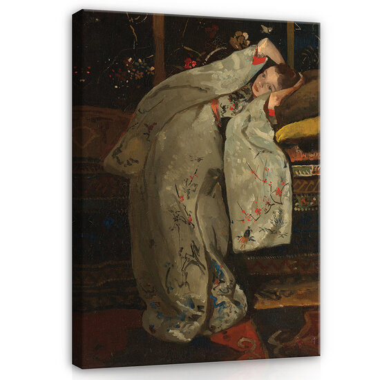 Rijksmuseum Canvas Meisje in de witte kimono 1894 RMC66