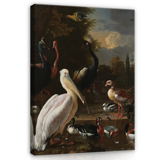 Rijksmuseum Canvas Het Drijvend Veertje Melchior D'Hondecoeter RMC14