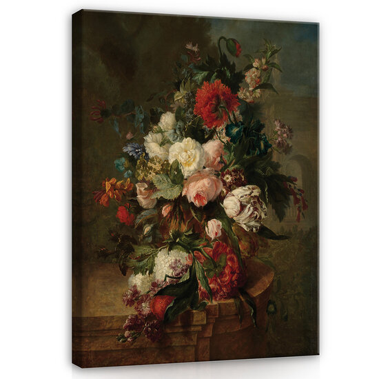 Rijksmuseum Canvas Stilleven met bloemen Harmanus Uppink RMC8