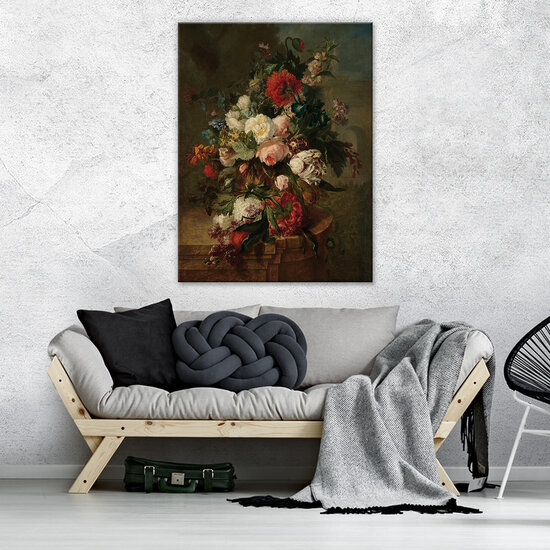 Rijksmuseum Canvas Stilleven met bloemen Harmanus Uppink RMC8