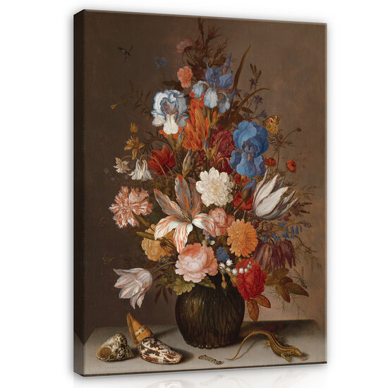 Rijksmuseum Canvas Stilleven met bloemen Balthasar van der Ast RMC9
