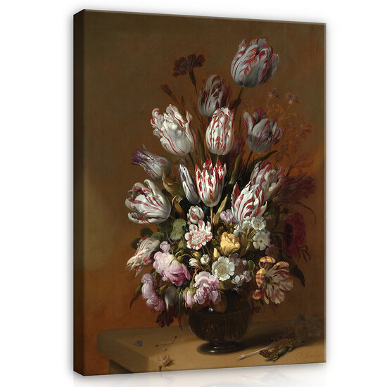 Rijksmuseum Canvas Stilleven met bloemen Hans Bollongier RMC2