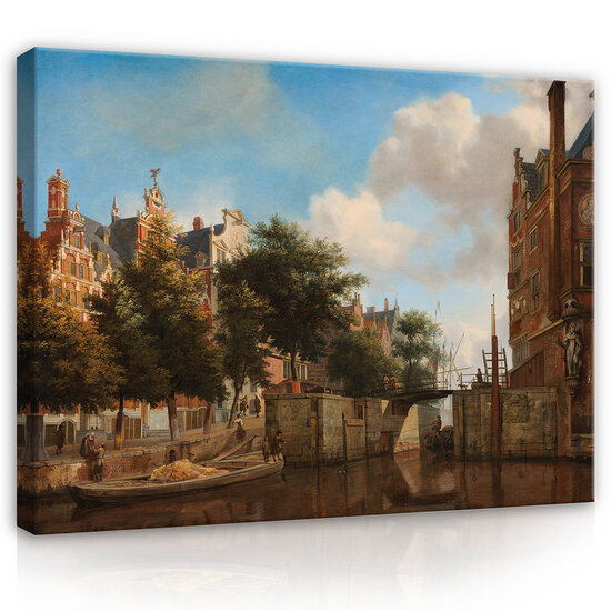 Rijksmuseum Canvas Amsterdam Stadsgezicht Haarlemmersluis RMC27