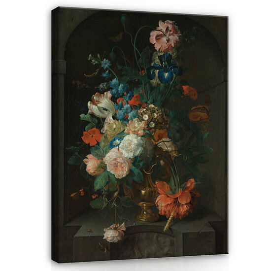 Rijksmuseum Canvas Stilleven met bloemen Coenraet Roepel RMC3